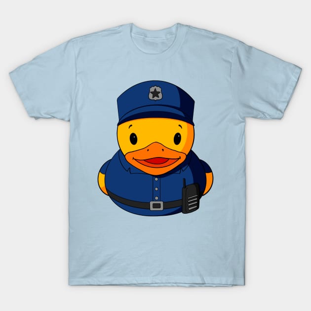 Police Rubber Duck T-Shirt by Alisha Ober Designs